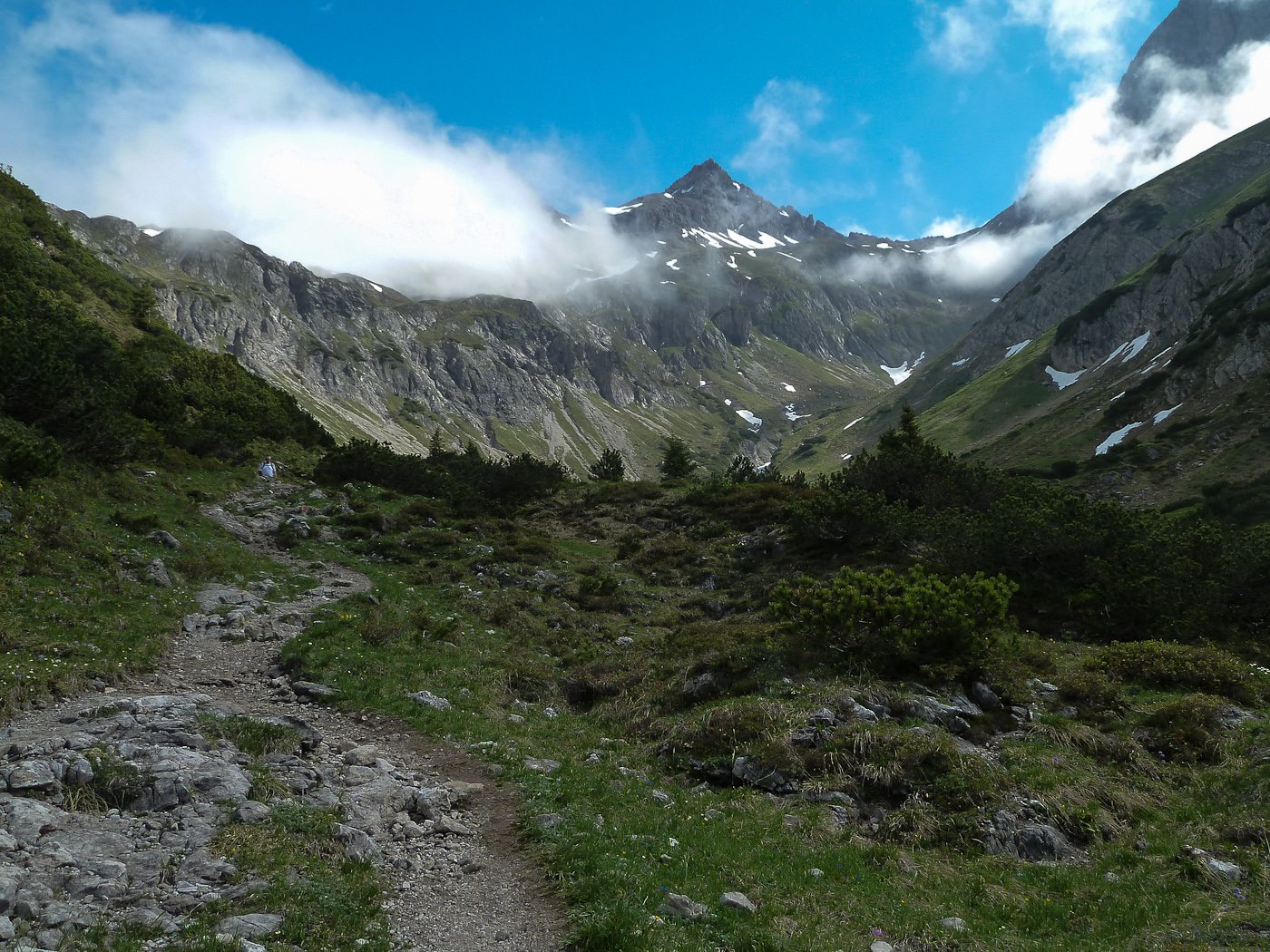 Fotos von Holzgau auf die Kemptner Hütte